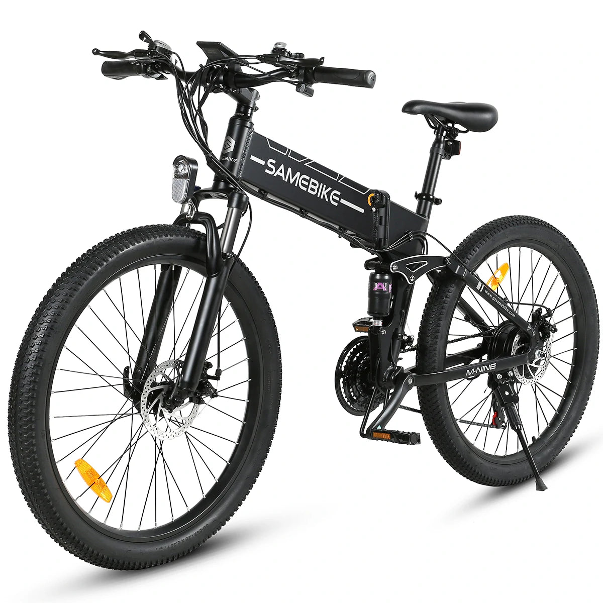 [UK Direct] SAMEBIKE LO26-II-FT 12.5Ah 48V 500W(Max 800W) 26 Inches Moped Electric Bike Smart Folding Bike 80-90Km Mileage Max Load 100Kg with EU Plug Dual Dics Brake