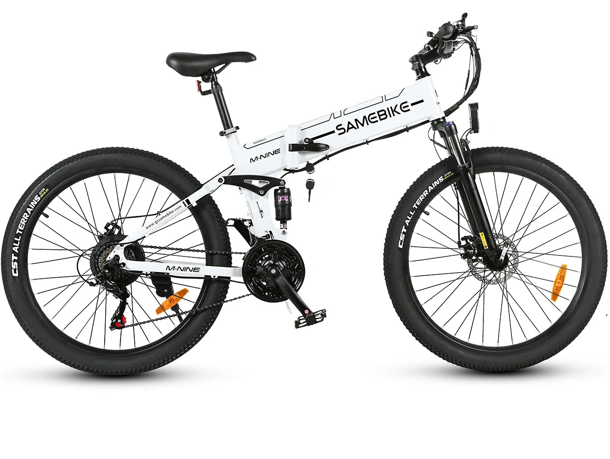 [UK Direct] SAMEBIKE LO26-II-FT 12.5Ah 48V 500W(Max 800W) 26 Inches Moped Electric Bike Smart Folding Bike 80-90Km Mileage Max Load 100Kg with EU Plug Dual Dics Brake