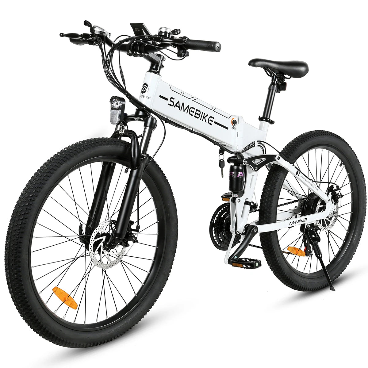 [UK Direct] SAMEBIKE LO26-II-FT 12.5Ah 48V 500W(Max 800W) 26 Inches Moped Electric Bike Smart Folding Bike 80-90Km Mileage Max Load 100Kg with EU Plug Dual Dics Brake
