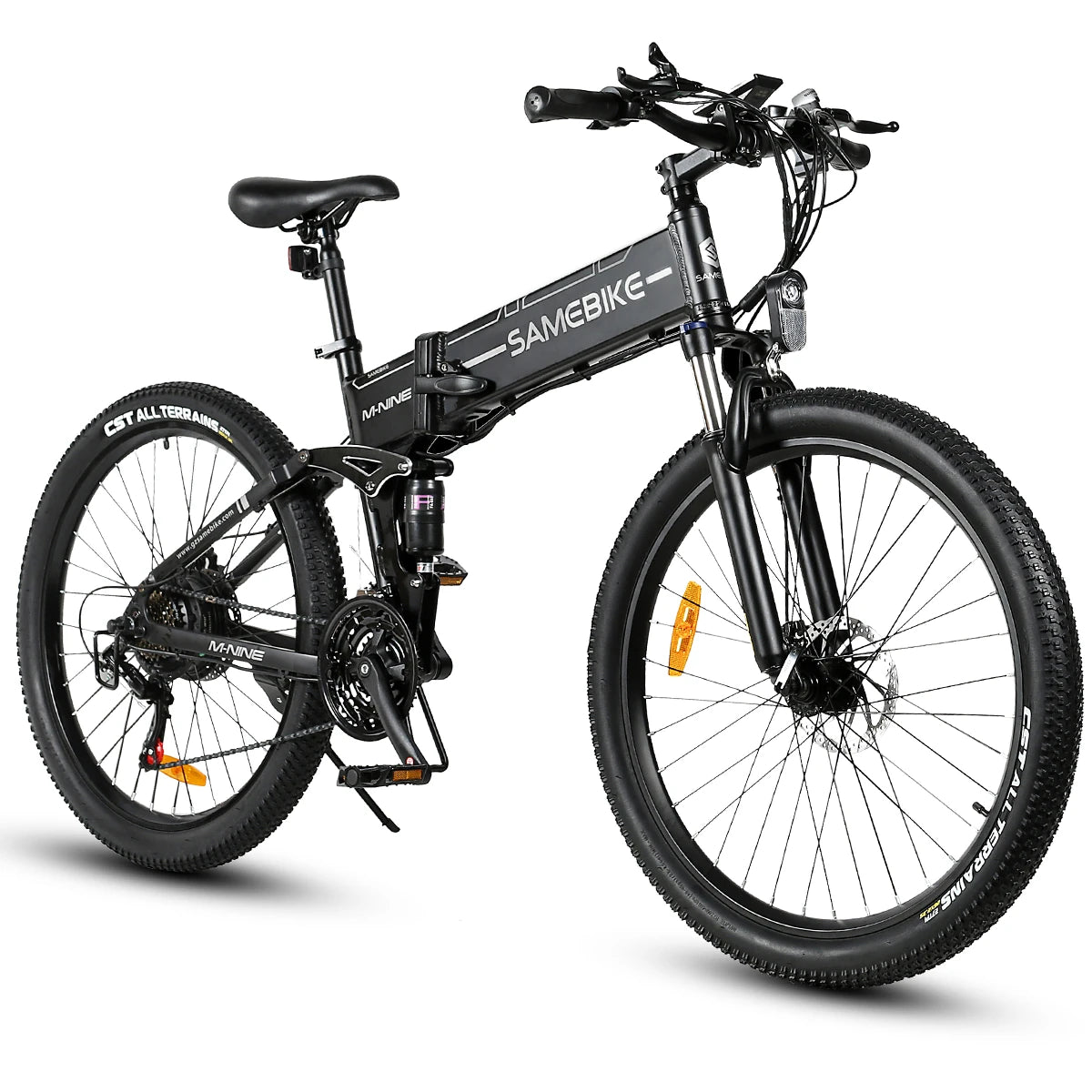[UK Direct] SAMEBIKE LO26-II-FT 12.5Ah 48V 500W(Max 800W) 26 Inches Moped Electric Bike Smart Folding Bike 80-90Km Mileage Max Load 100Kg with EU Plug Dual Dics Brake