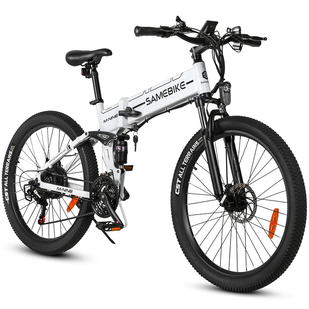 [UK Direct] SAMEBIKE LO26-II-FT 12.5Ah 48V 500W(Max 800W) 26 Inches Moped Electric Bike Smart Folding Bike 80-90Km Mileage Max Load 100Kg with EU Plug Dual Dics Brake