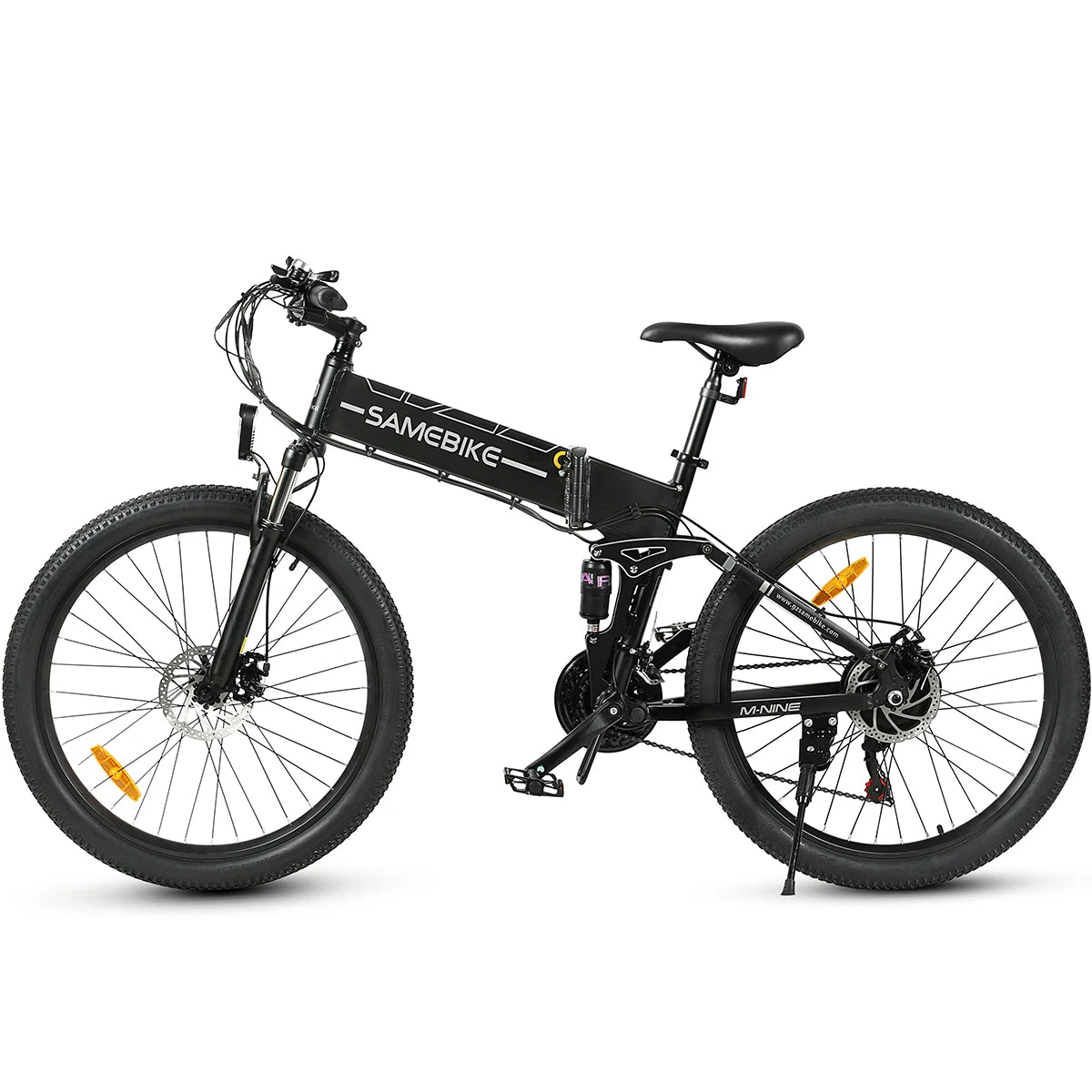 [UK Direct] SAMEBIKE LO26-II-FT 12.5Ah 48V 500W(Max 800W) 26 Inches Moped Electric Bike Smart Folding Bike 80-90Km Mileage Max Load 100Kg with EU Plug Dual Dics Brake