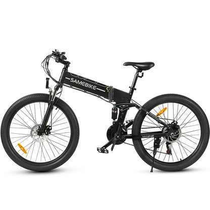 [UK Direct] SAMEBIKE LO26-II-FT 12.5Ah 48V 500W(Max 800W) 26 Inches Moped Electric Bike Smart Folding Bike 80-90Km Mileage Max Load 100Kg with EU Plug Dual Dics Brake