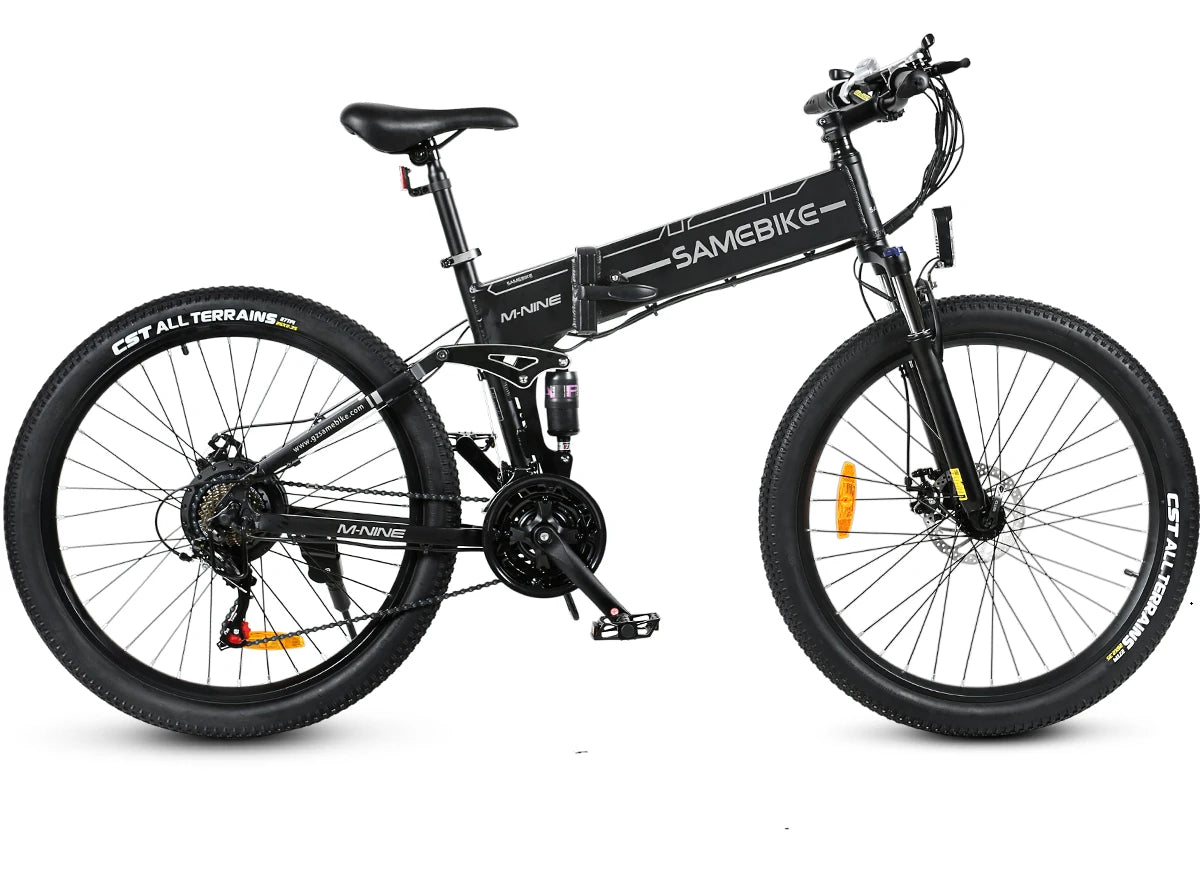[UK Direct] SAMEBIKE LO26-II-FT 12.5Ah 48V 500W(Max 800W) 26 Inches Moped Electric Bike Smart Folding Bike 80-90Km Mileage Max Load 100Kg with EU Plug Dual Dics Brake